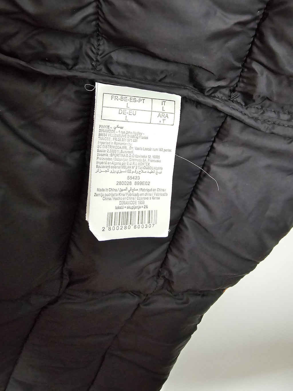 EK10199 Damen Steppjacke von Pimkie, Mehrfarbig,  Gr. L4