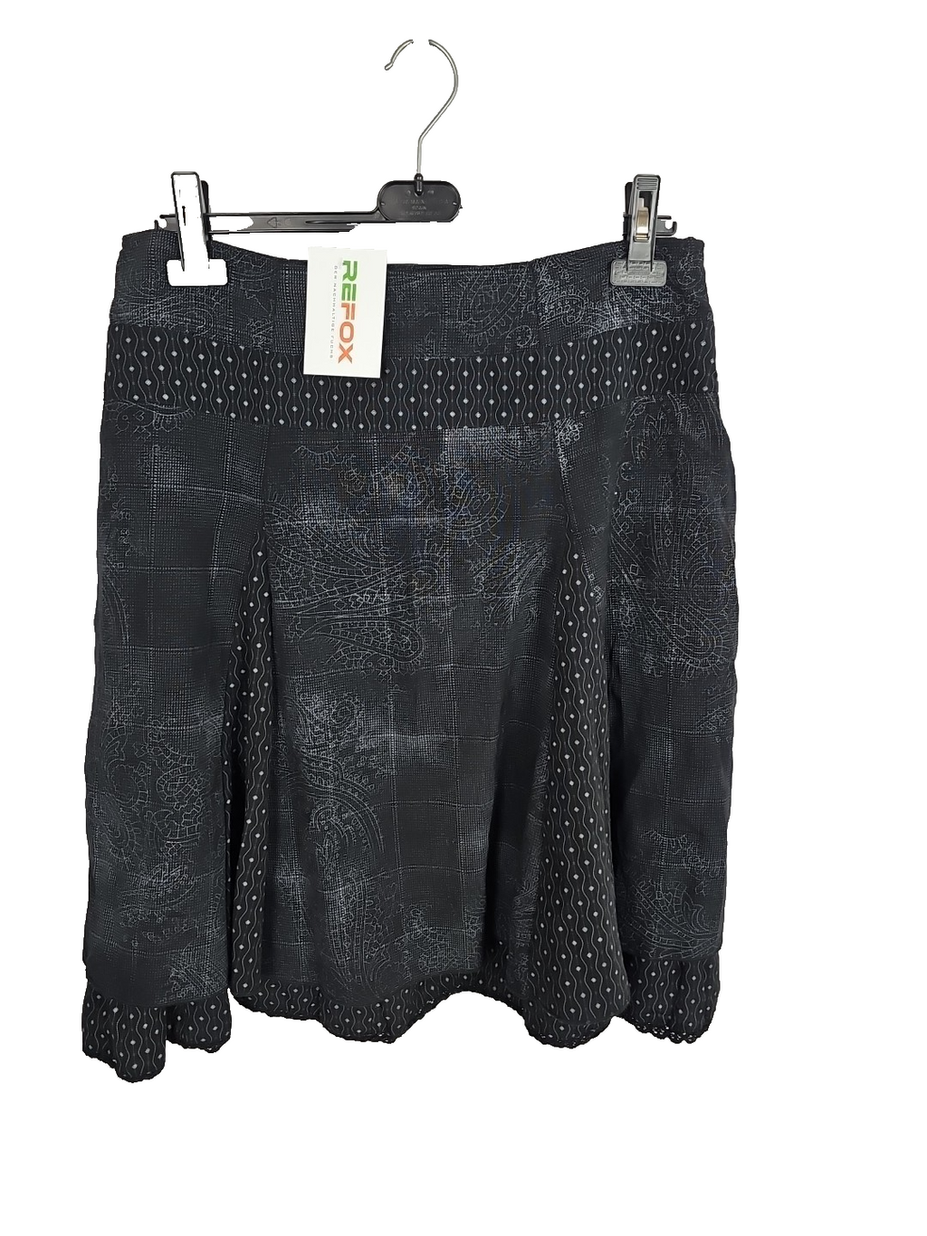 EK 7226 Damen Rock Promod   Schwarz Grau Gr L 421