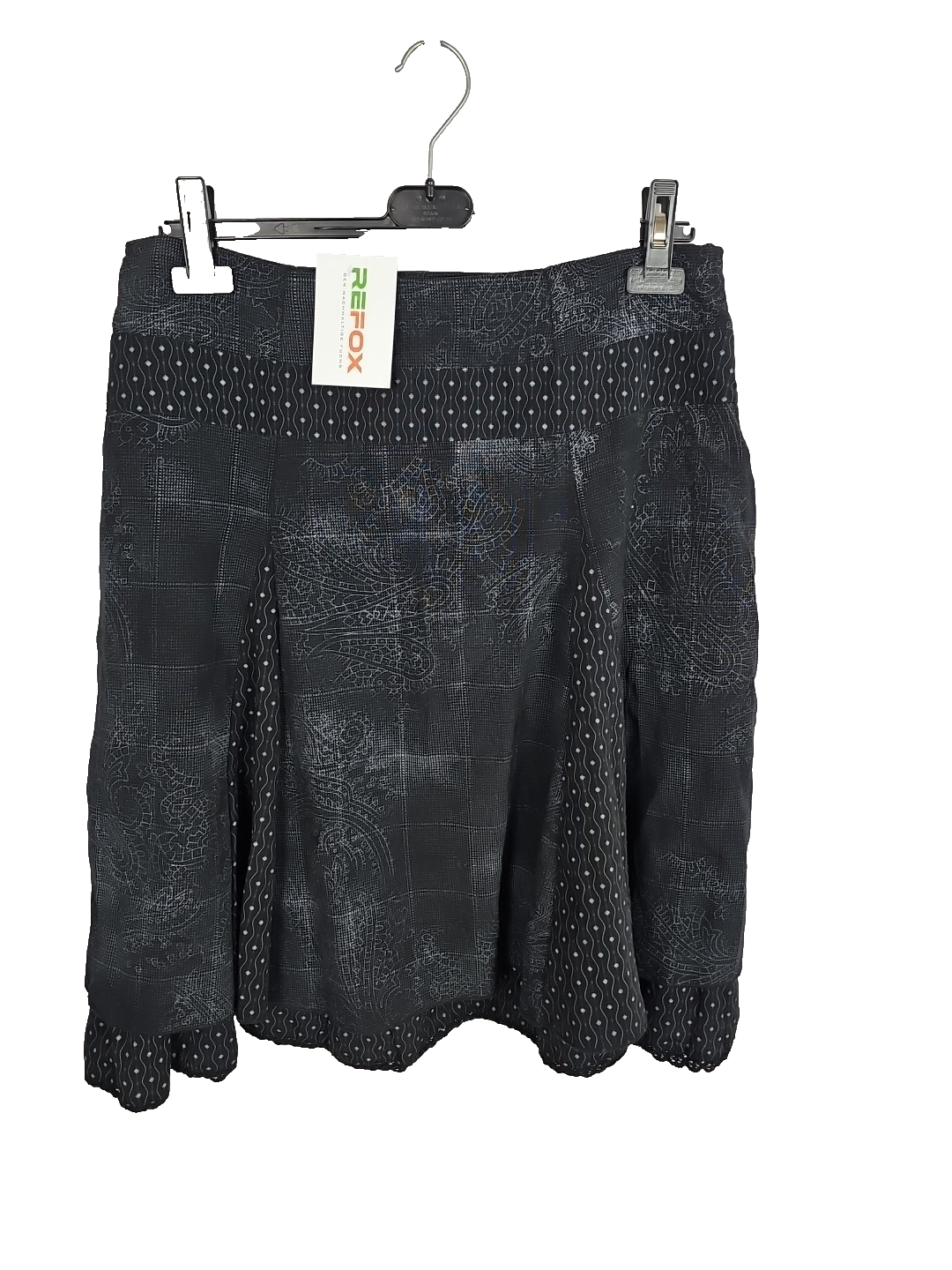 EK 7226 Damen Rock Promod   Schwarz Grau Gr L 421