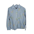 EK6673 Damen Bluse von Ganz, Hellblau, Gr. 400