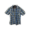 EK3366 Herren Hemd von Esprit, Gr.M, Blau Kariert0