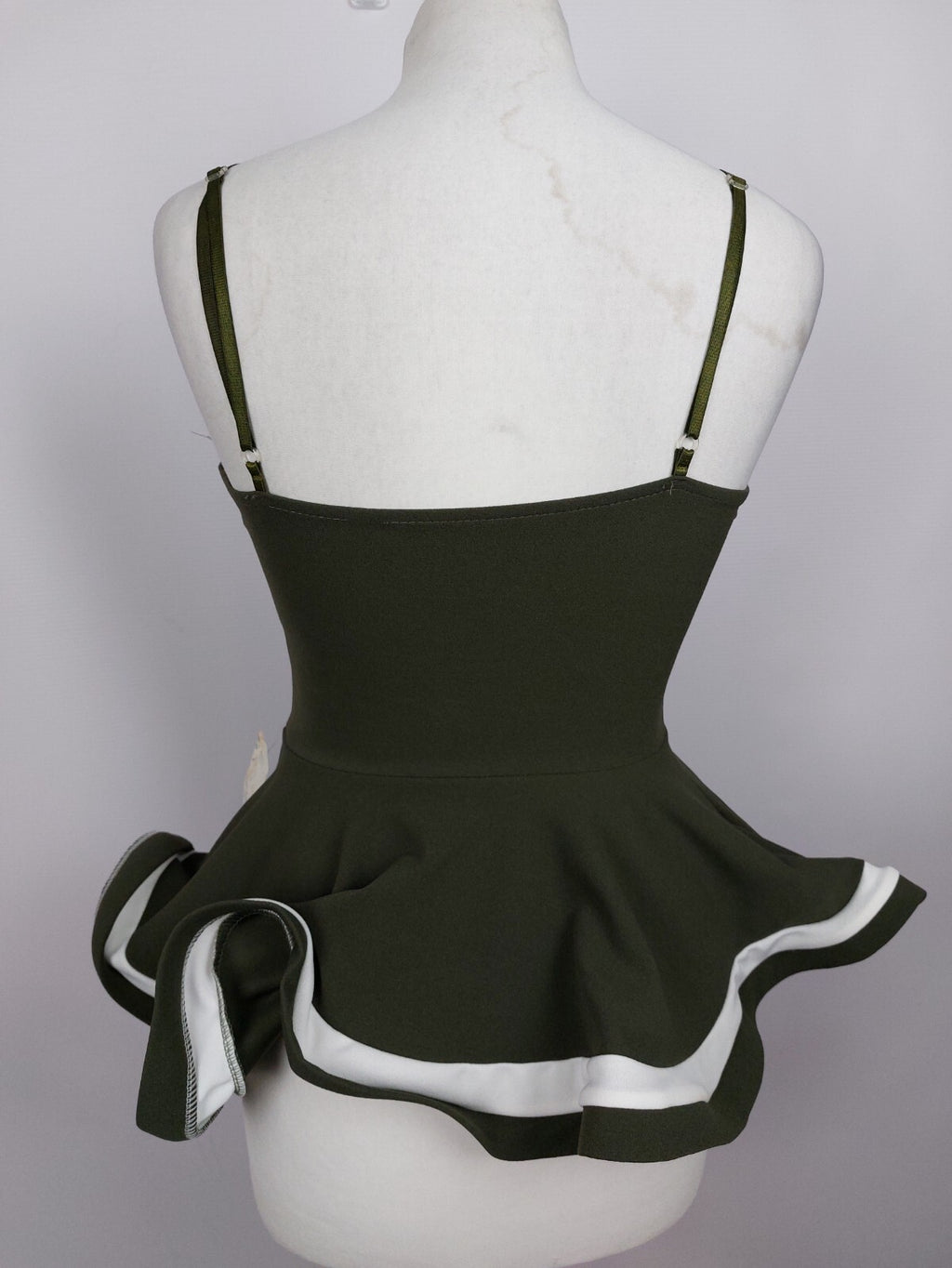 EK3409 Damen Top von Moda Italia, oliv, Gr. 345