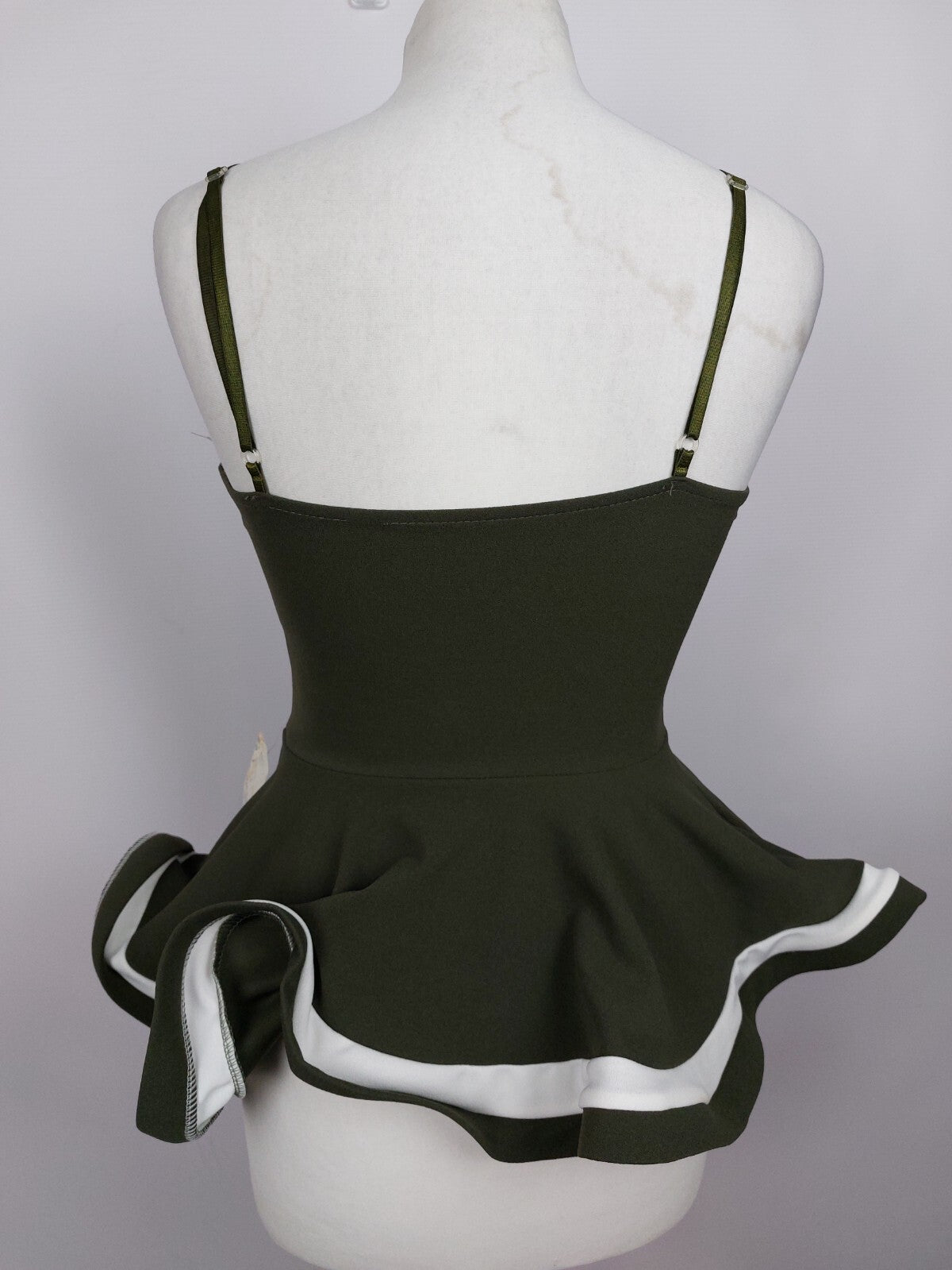 EK3409 Damen Top von Moda Italia, oliv, Gr. 345