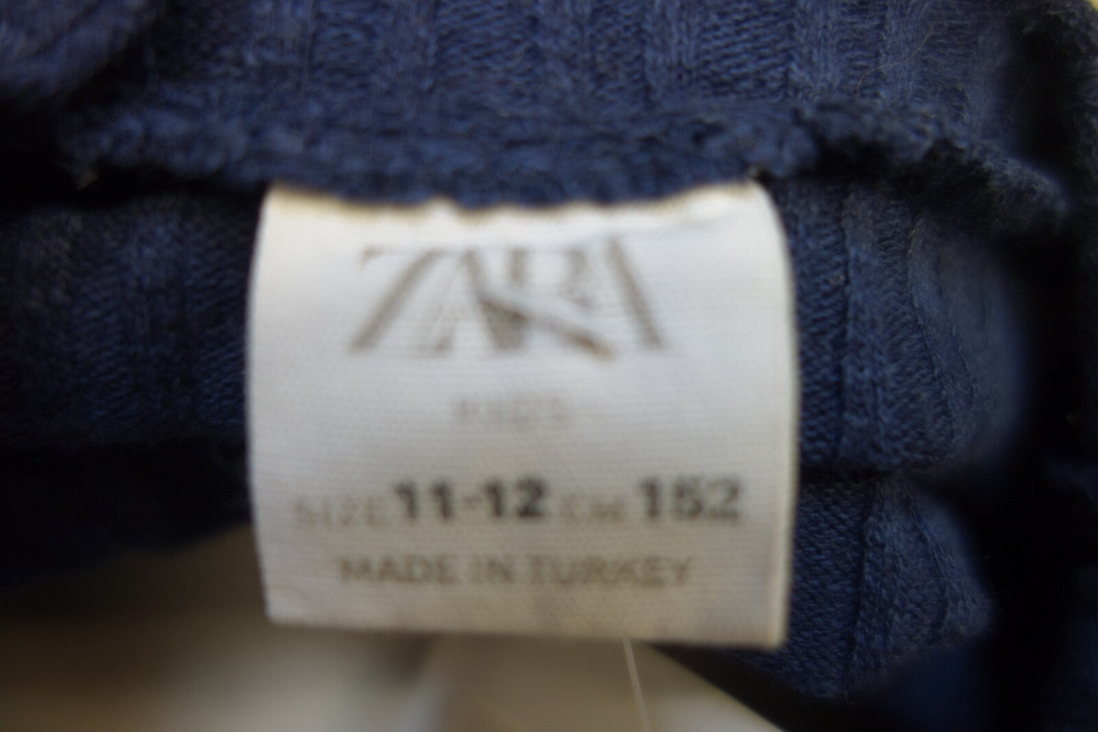 EK2266 Mädchen T-Shirt von Zara, blau, Gr. 1524
