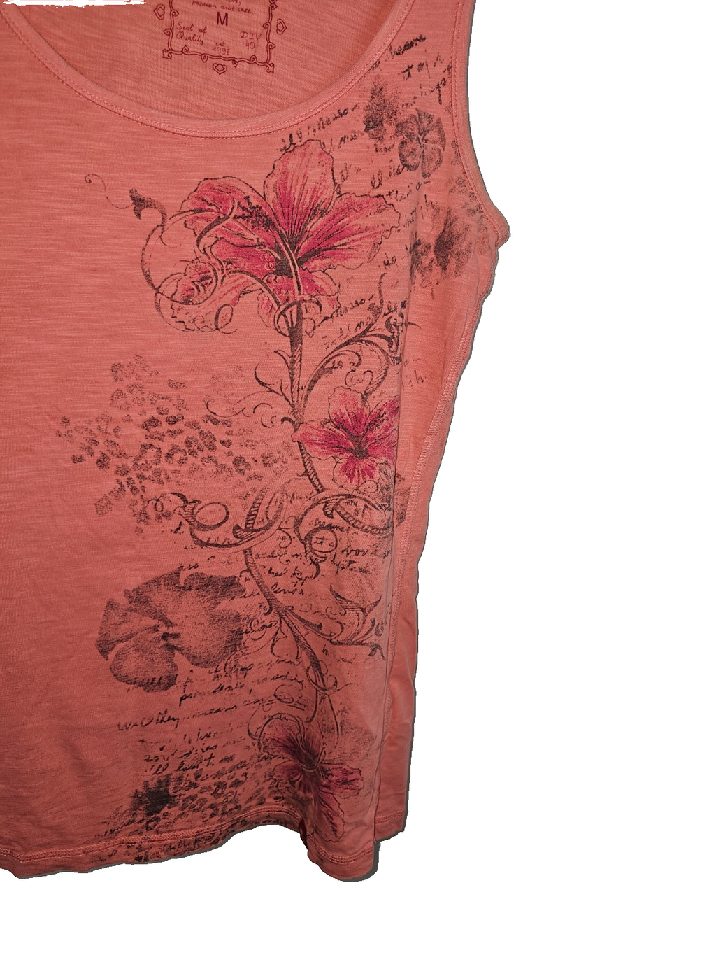 EK7804 Damen Top von EDC, rot, Gr.M1
