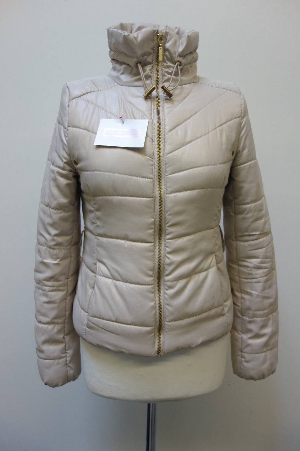 EK3414 Damen Steppjacke von H&M, beige, Gr. 340