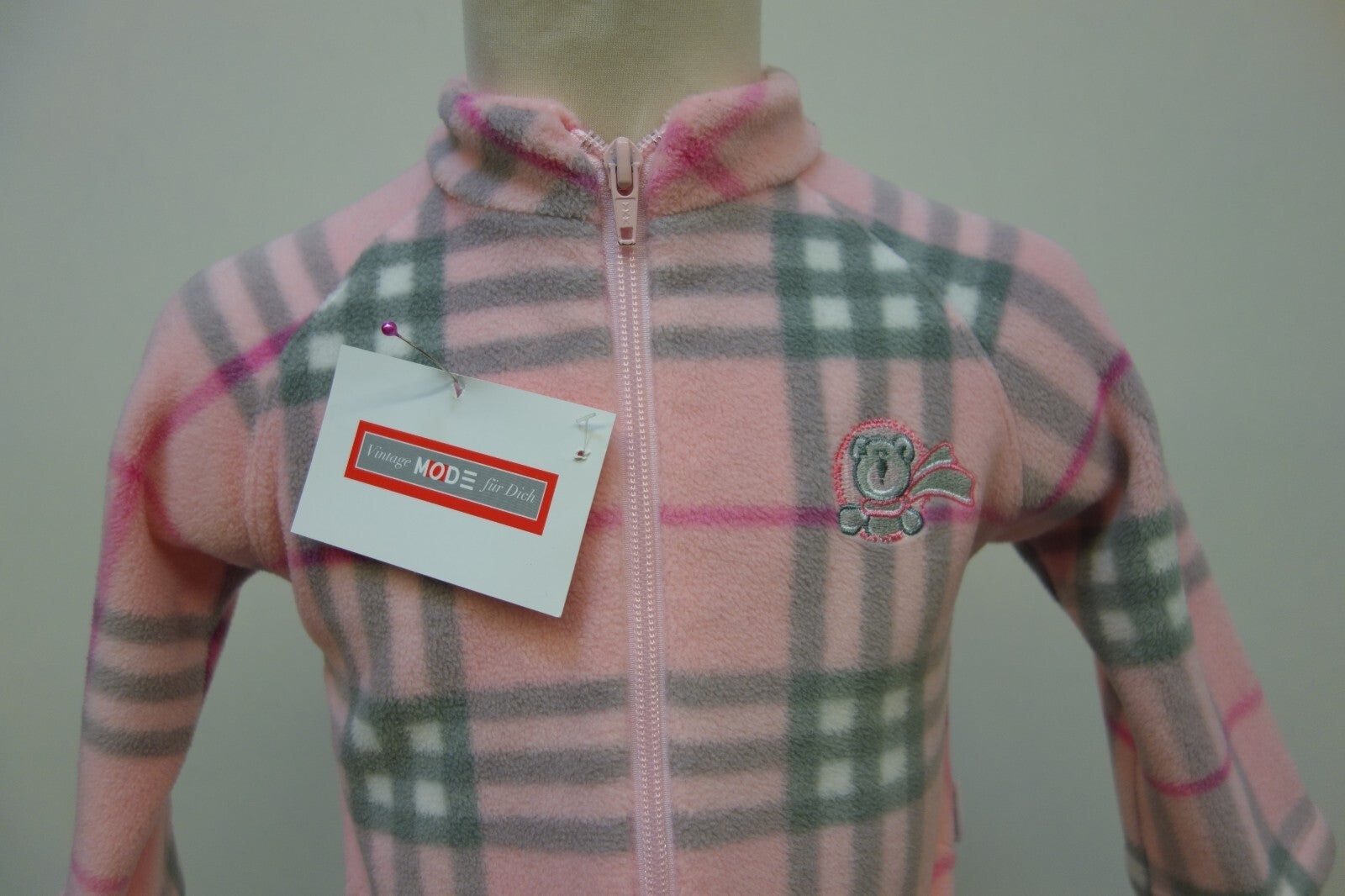 EK3593 Mädchen Fleecejacke von Stummer, rosa/grau, Gr. 741