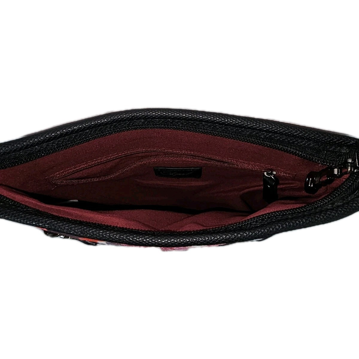 EK8529 Damen Tasche von Skpat, rot mit Blumenmuster, kleine Umhängetasche6