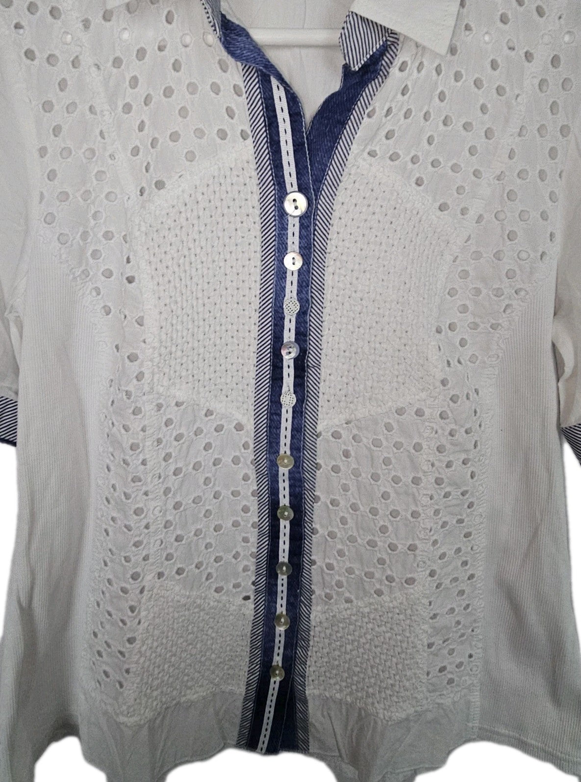 EK10277 Damen Bluse von Cosima, weiß, Gr.382