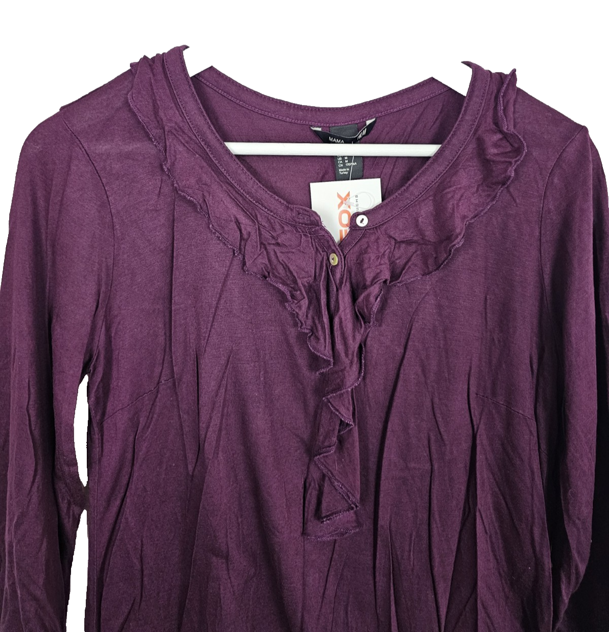 EK8226 Damen Bluse von H&M,  Weinrot, Gr. M1