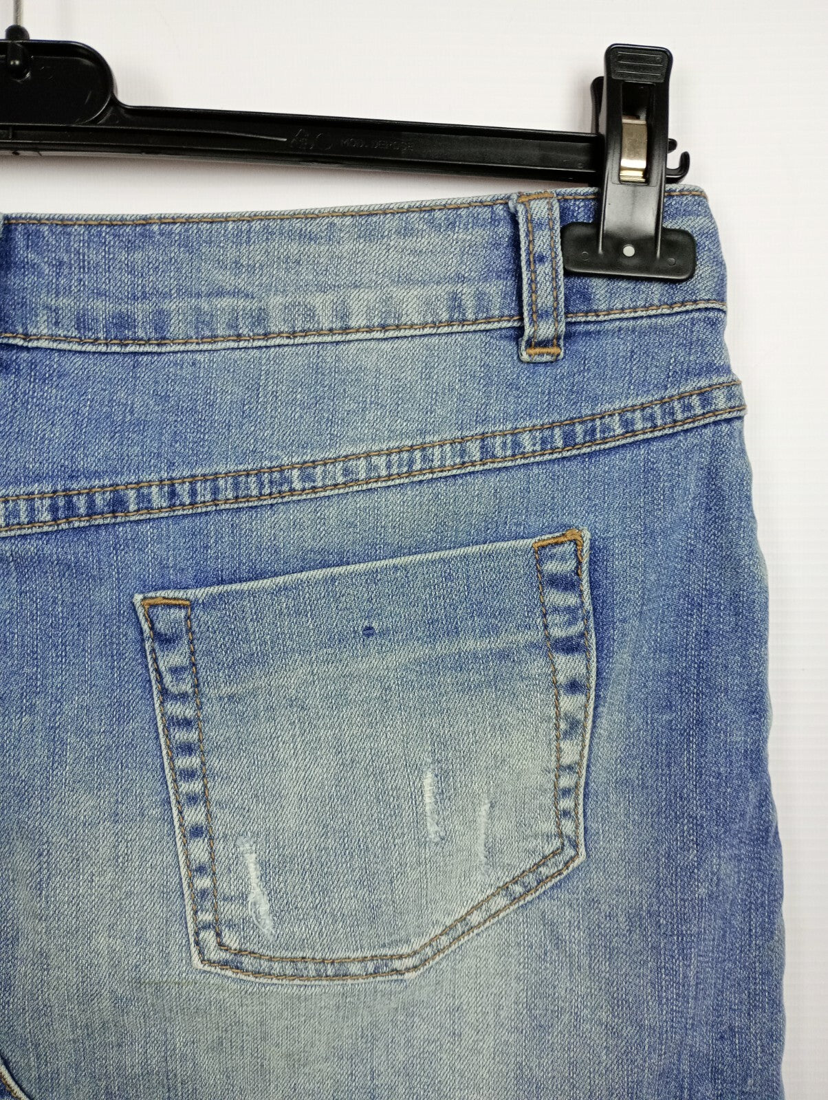 EK5258 Damen Jeansrock von Gina, blau, Gr. 385
