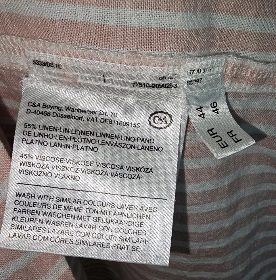 EK7977 Damen Bluse von Yessica, Rosa, Gr. 443