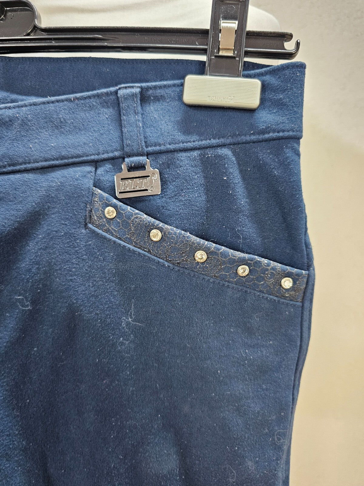 EK6176 Damen Reithose von ELT, blau, Gr. 382