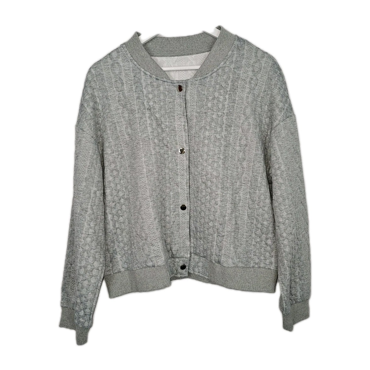 EK11304 Damen Jacke geköpft , Grau, Gr. XL ca Gr 440