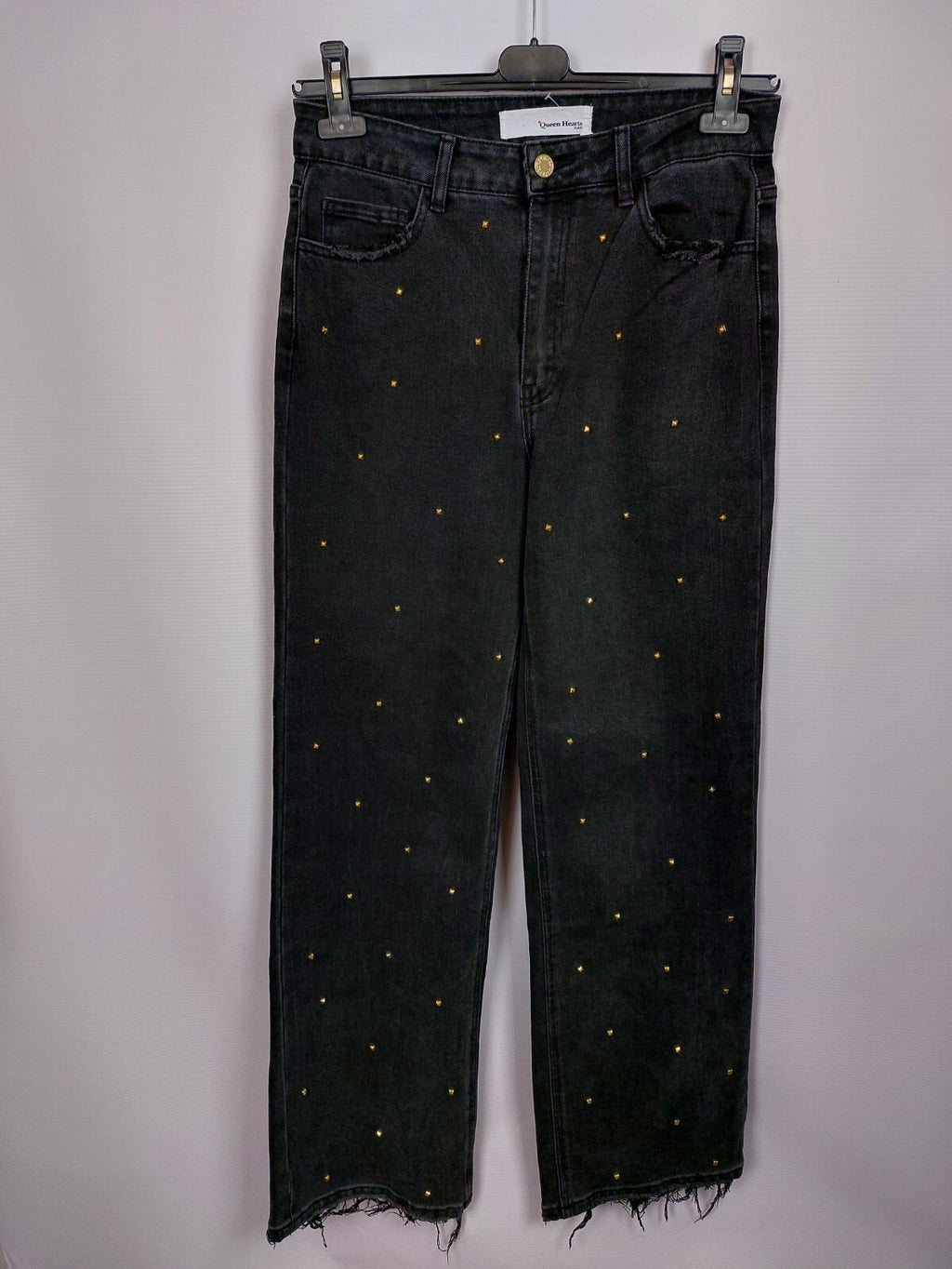 EK2002 Damen Jeans von Queen Hearts, schwarz, Gr. M0