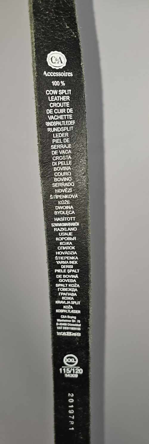 EK7133 Gürtel von C&A,Schwarz, Gr.XXL3