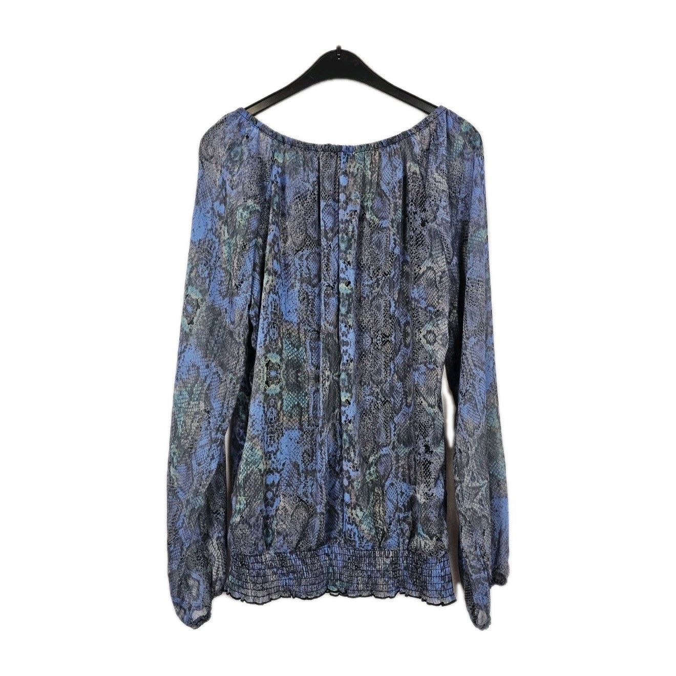 EK10615 Damen Bluse von Visa Outfit, Blau, Gr. 382