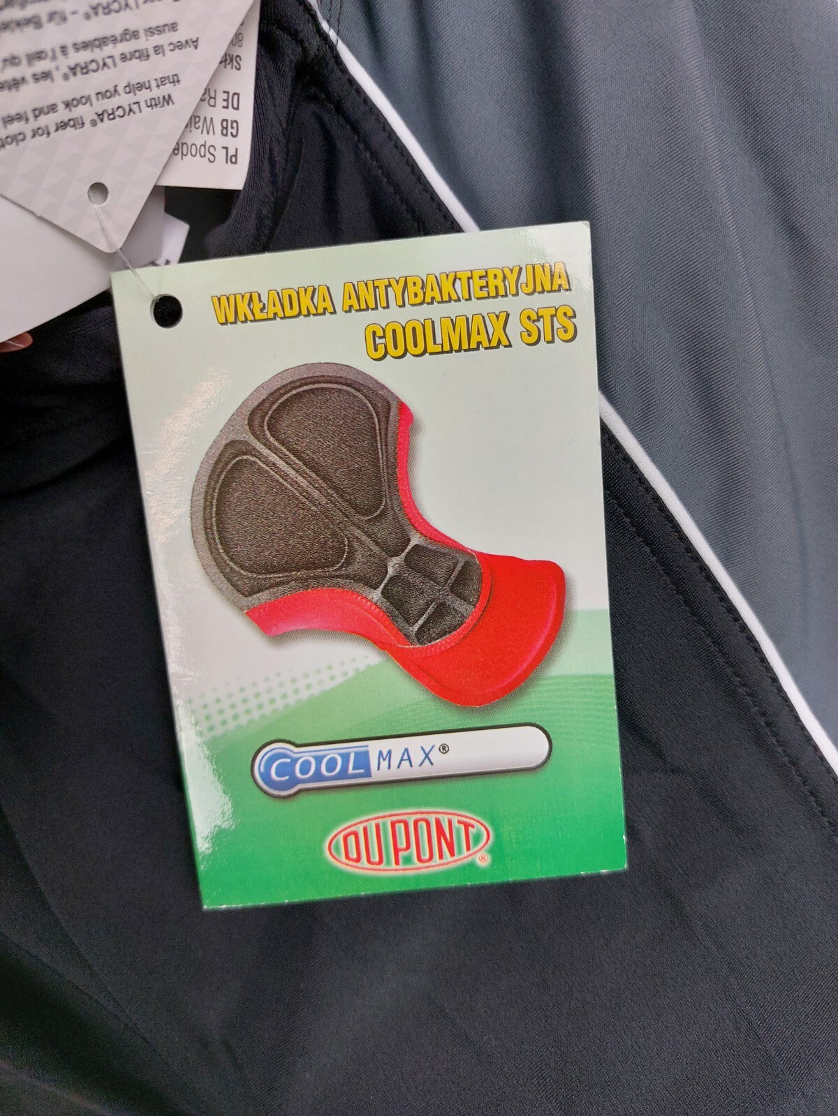 EK0479 Herren Radlerhose von Du Pont, grau-schwarz, Gr.L5