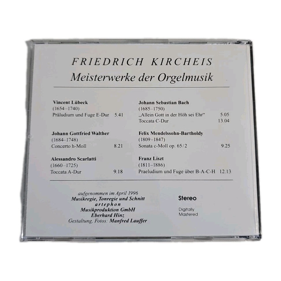 EB4047 CD Friedrich Kircheis: Meisterwerke der Orgelmusik1