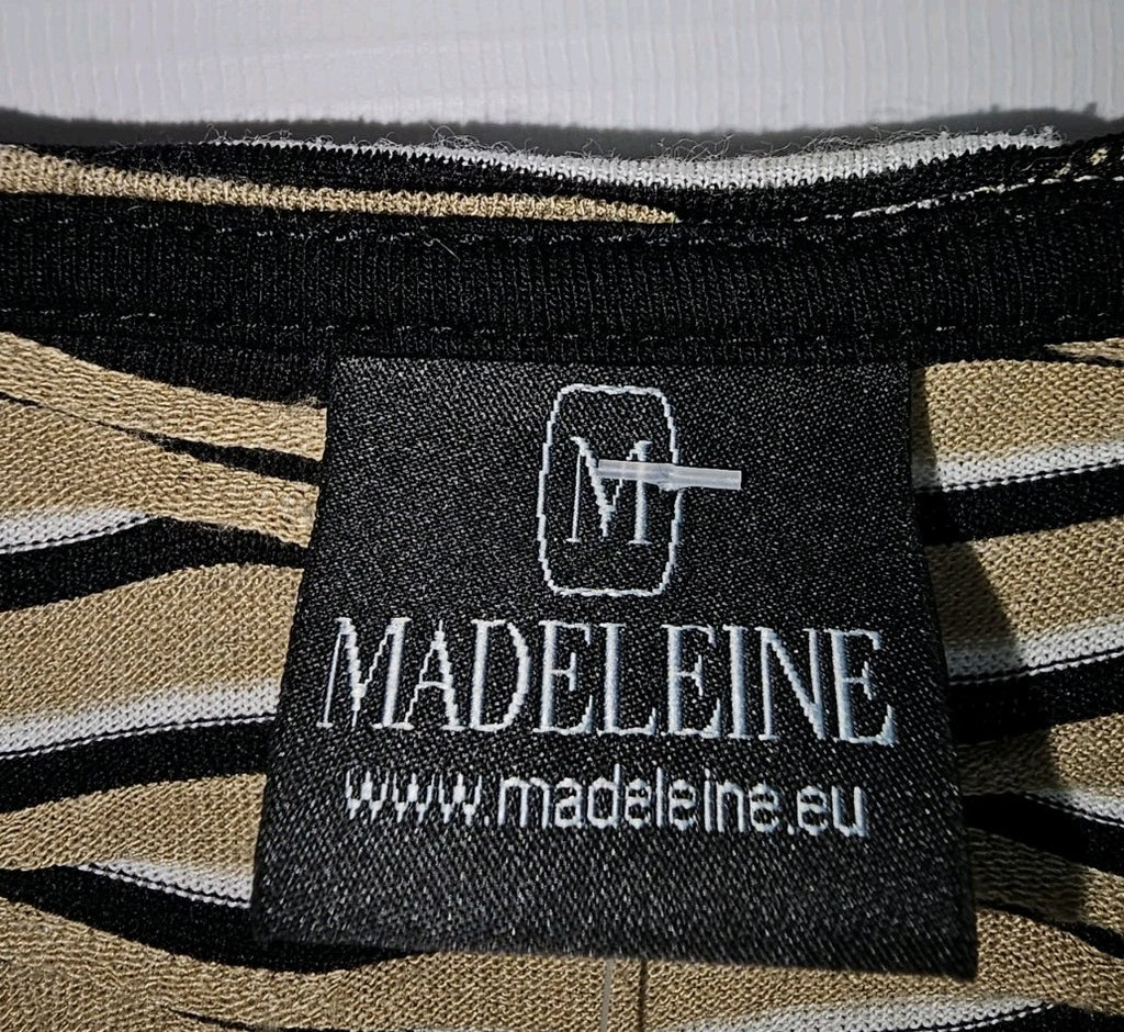 EK8661 Damen Langarmshirt von Madeleine, braun-schwarz, Gr. 361