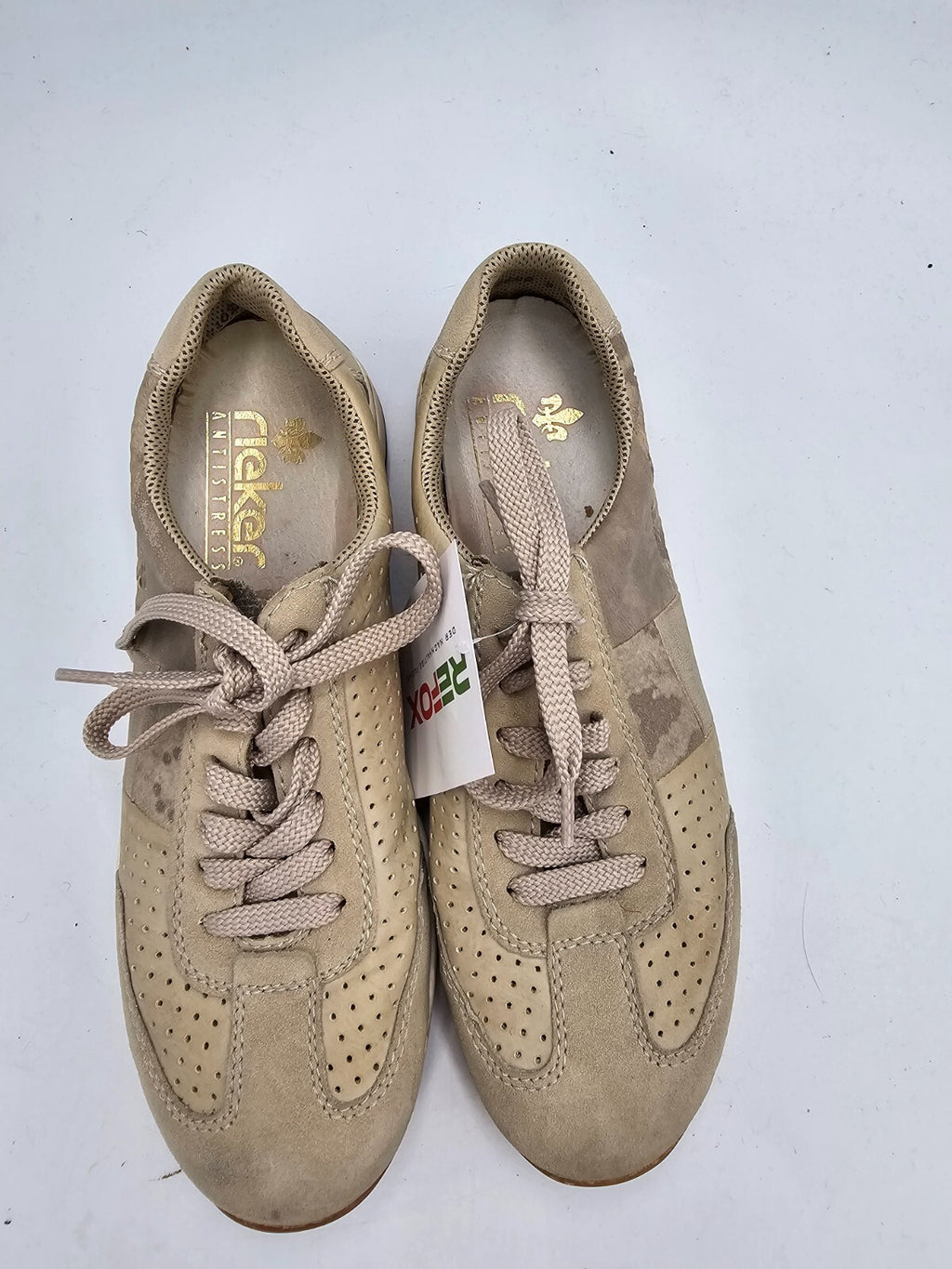 ES0629 Damen Sneaker von Rieker, beige, Gr. 391