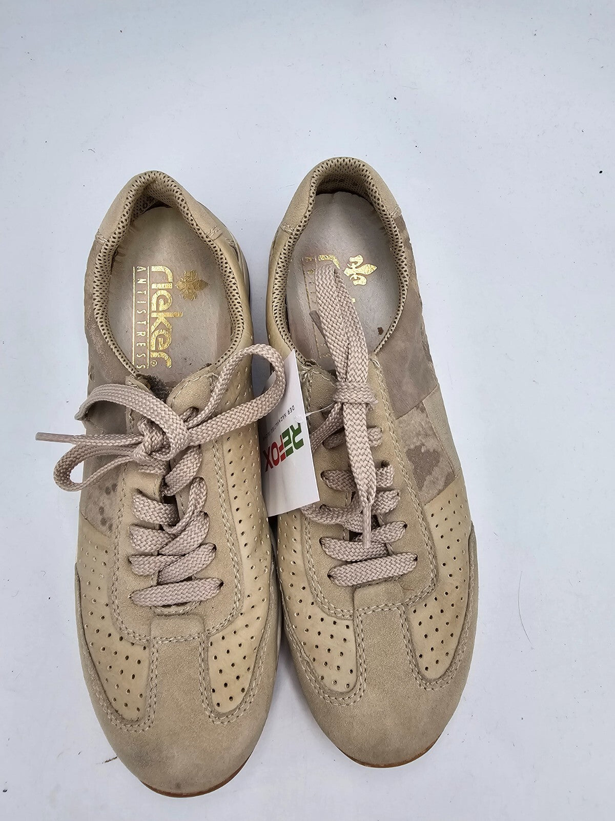 ES0629 Damen Sneaker von Rieker, beige, Gr. 391
