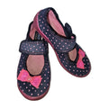 ES899 Mädchen Hausschuhe von Fischer, blau-pink, Gr.260