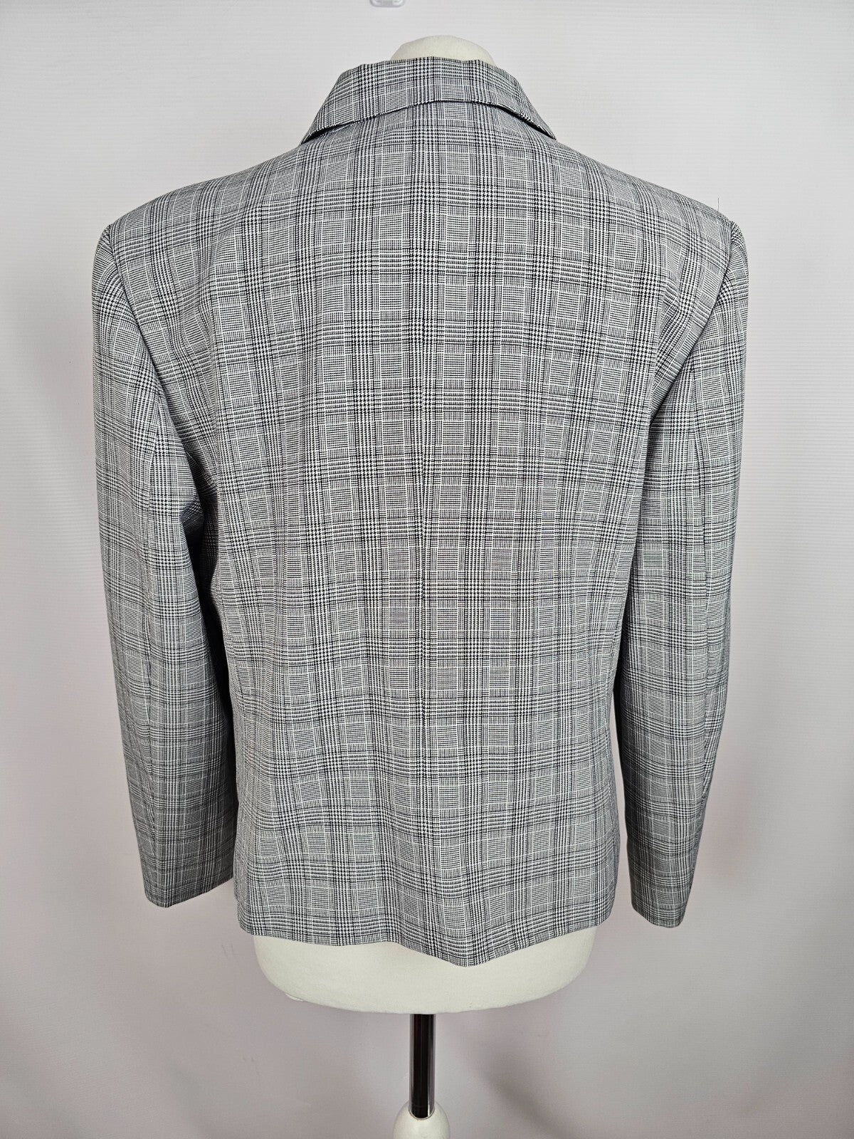 EK1384 Damen Blazer, schwarz/weiß, Gr. 404
