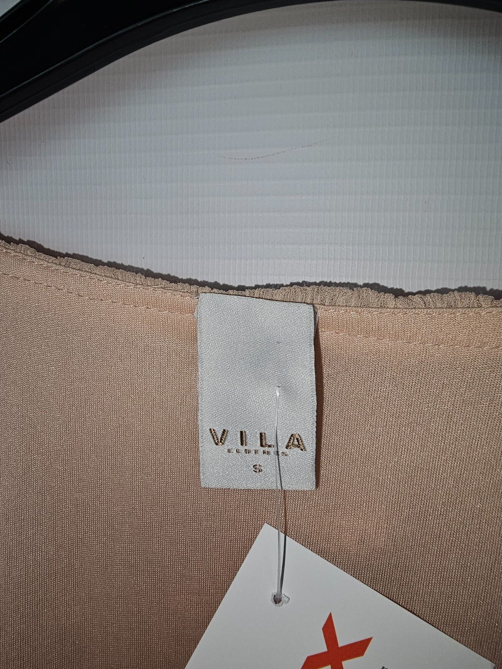 EK6446 Damen Kleid von Vila, beige, Gr.S2
