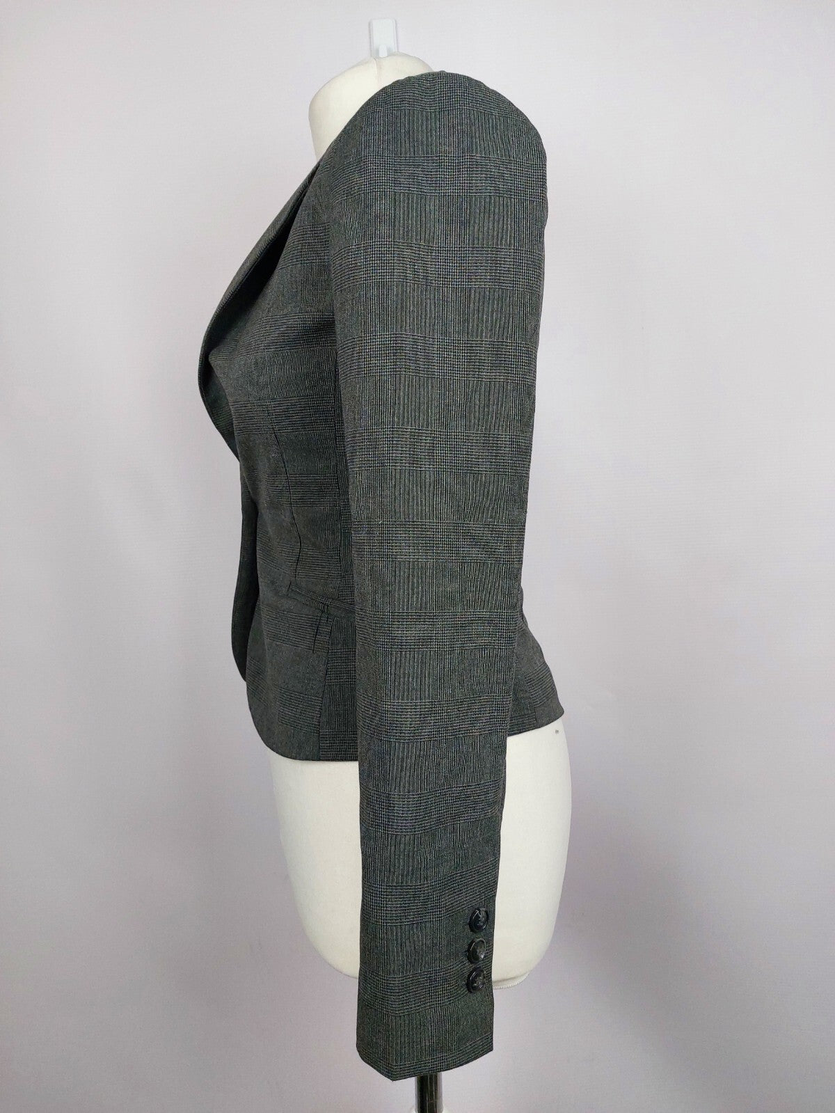 Ek4450 Damen Zweiteiler von H&M, grau, Gr. Blazer34 / Hose362