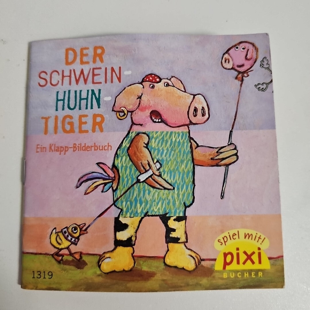 EB2410 Pixi - 1319 - Der Schwein-Huhn-Tiger- eine Klappbilderbuch0