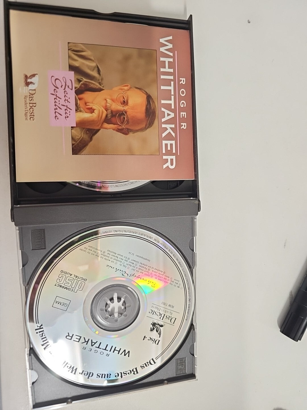 EC2 ROGER WHITTAKER - Zeit für Gefühle - Reader's Digest  4 CD BOX3
