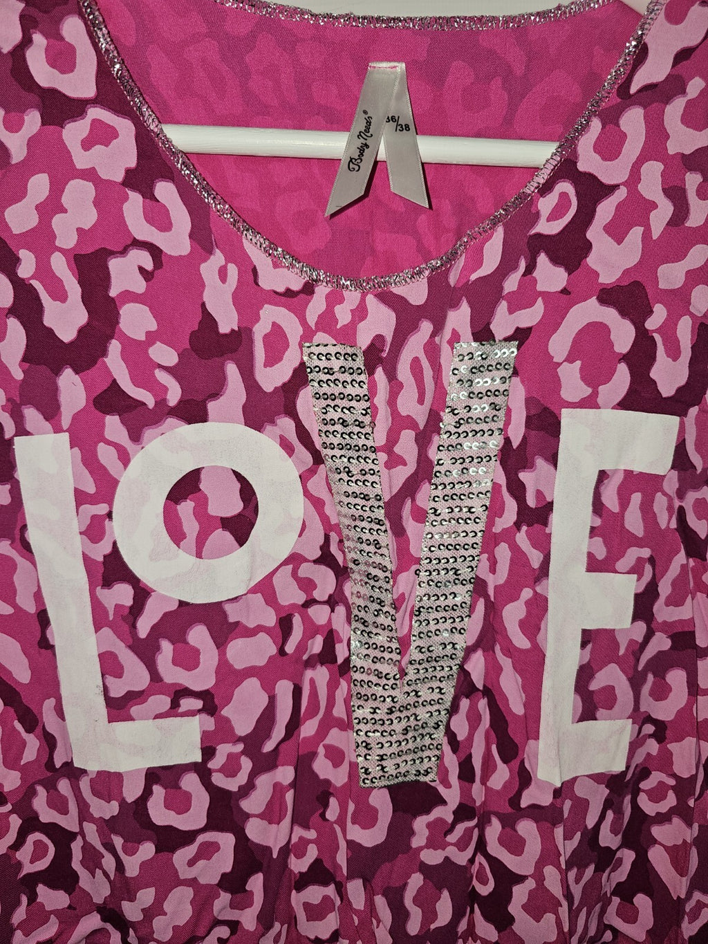 EK4853 Damen Langarmshirt von Body Needs, pink, Gr.36/381