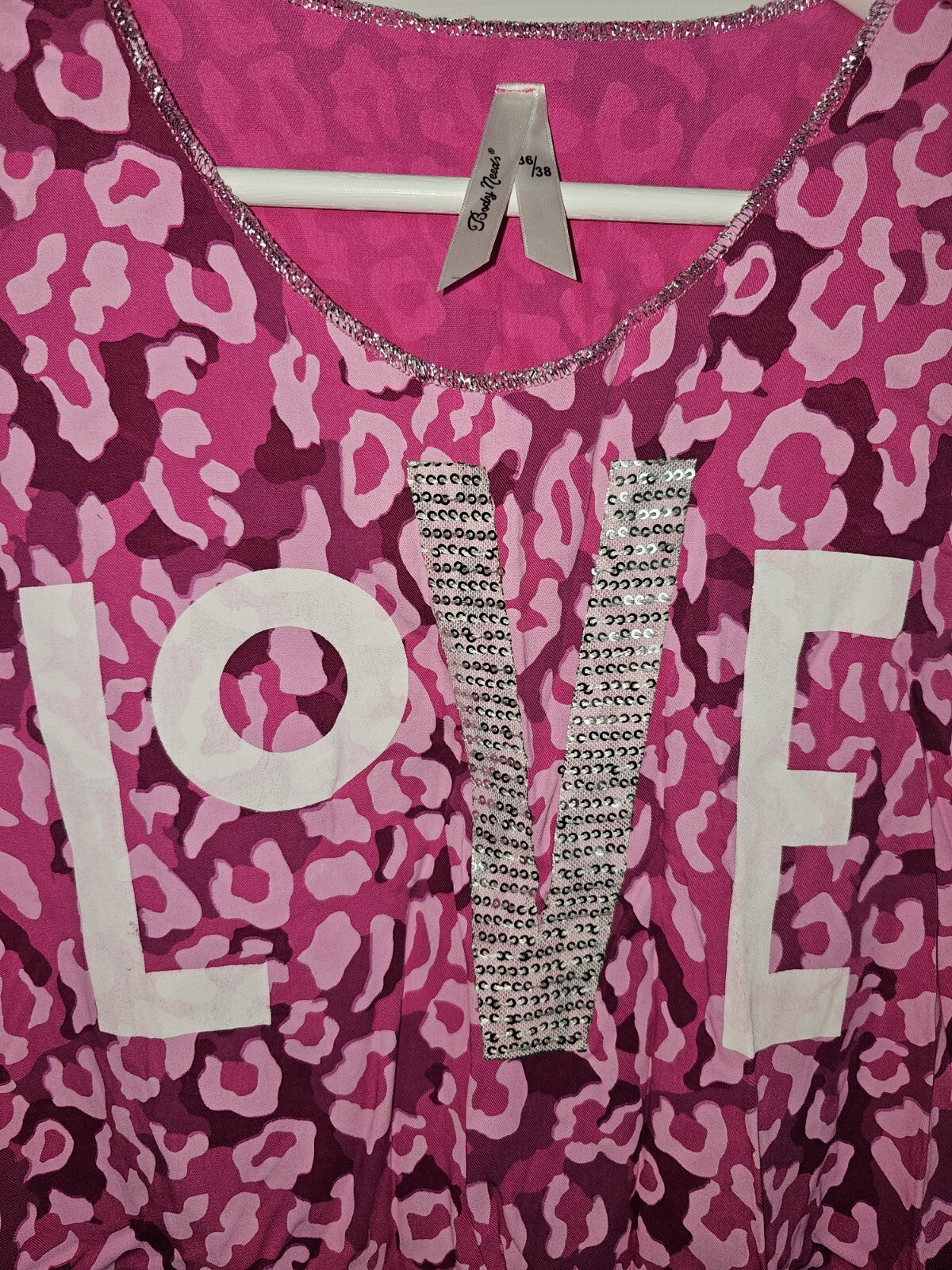 EK4853 Damen Langarmshirt von Body Needs, pink, Gr.36/381