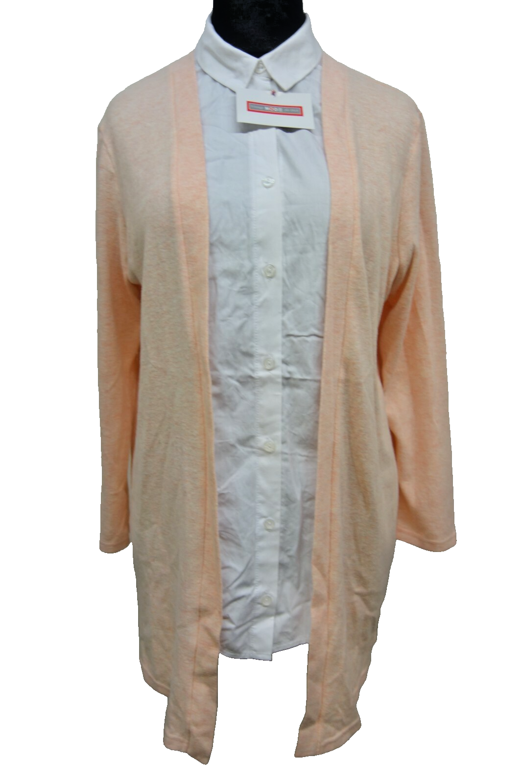 Tolles Oberteil von Atmosphere  Rose Weiss mit eingenähter Bluse in Gr 48 E1453 0