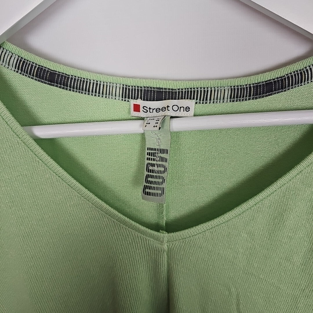 EK6694 Damen Sweatshirt von Street One, Hellgrün,Gr.422