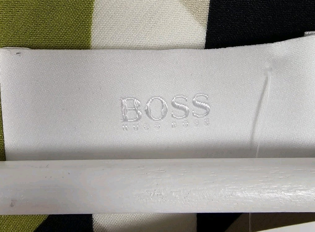 EK10637 Damen Kleid Hugo  Boss Gr.M Grün Brustumfang 41cm Länge 71cm1