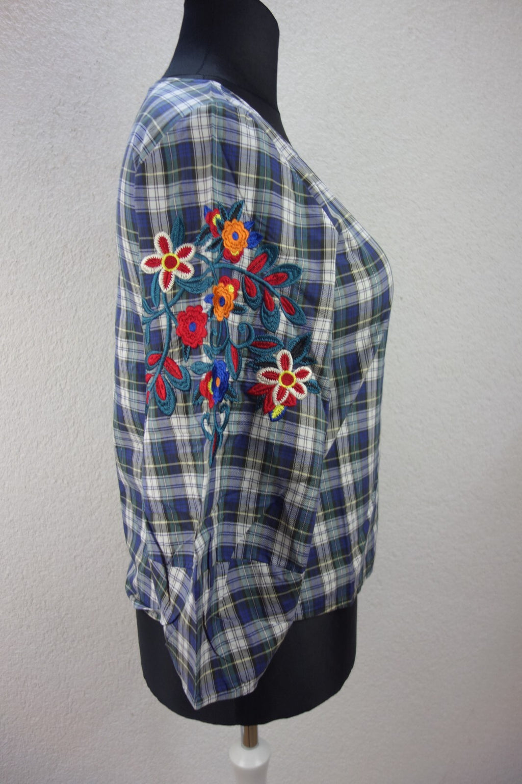EK4122 Damen Bluse von EDC, blau-grün, Gr.M2