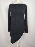 EK4889 Damen Langarmshirt von Zara, schwarz, Gr.S0