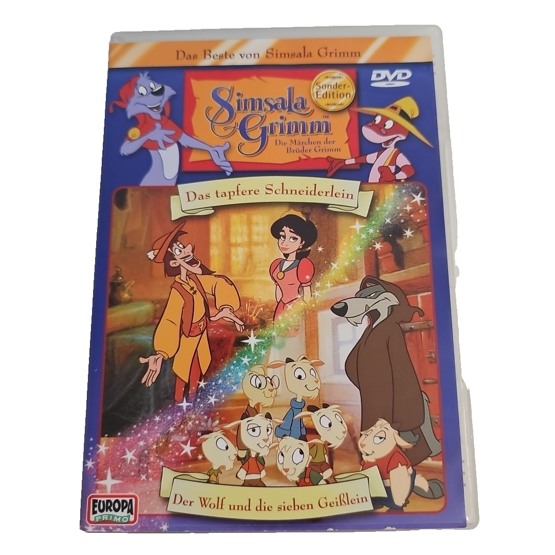 EB3236 Simsala Grimm-Das tapfere Schneiderlein,Der Wolf und die 7 Geißlein -DVD 0