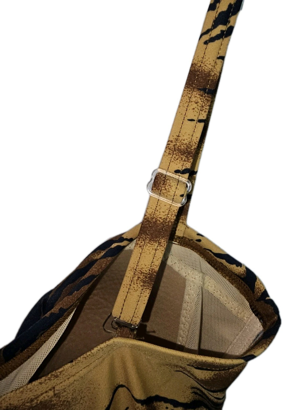 EK10498 Damen Badeanzug von York, braun, Gr.405