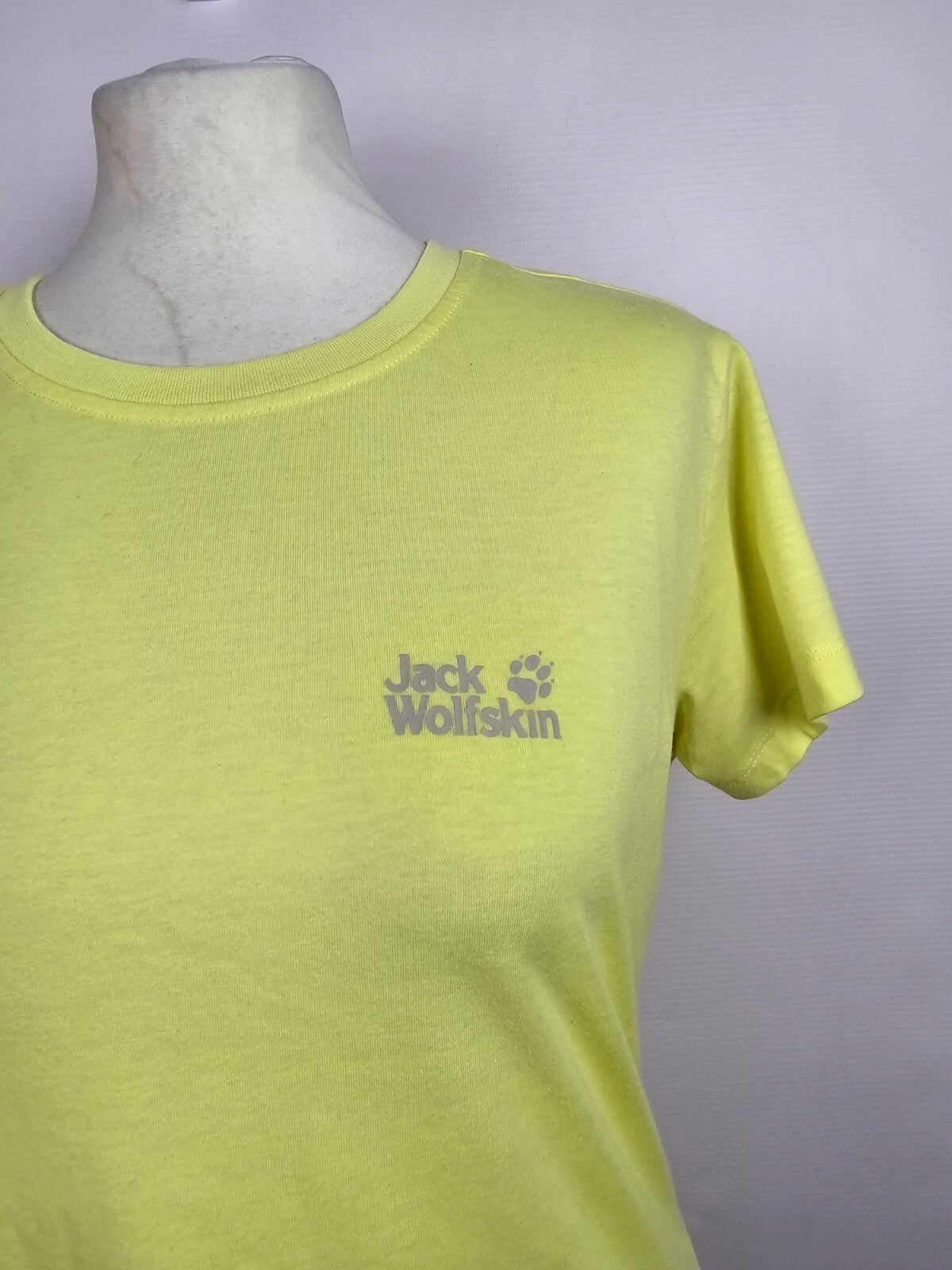 EK5571 Damen T-Shirt von Jack Wolfskin, gelb, Gr.S1