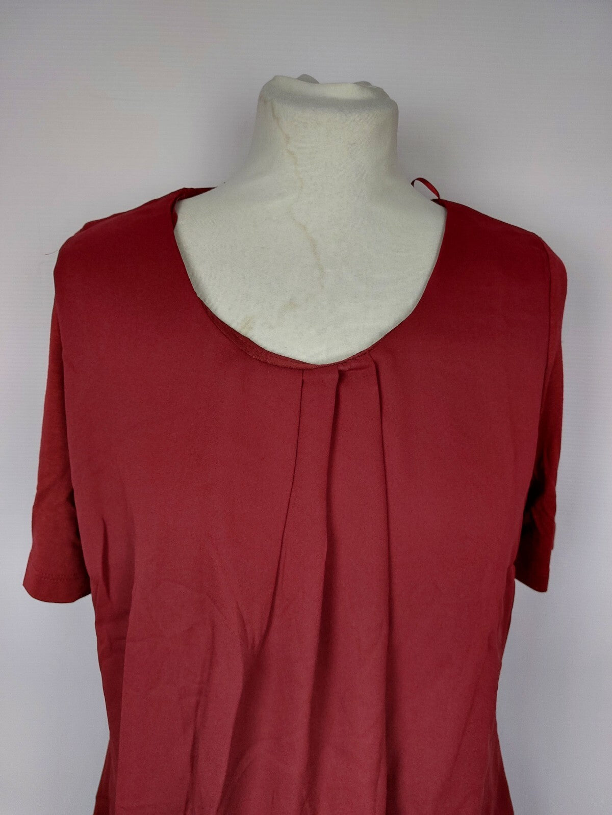 EK4217 Damen Blusenshirt von Sheego, Rubinrot, Gr. 401