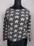EK4992 Damen Pullover von EDC, schwarz-weiß, Gr.M0