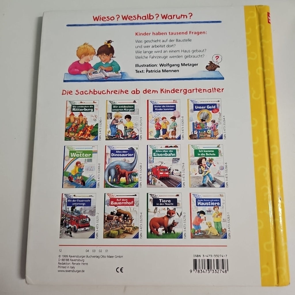 EB2048 Auf der Baustelle von Patricia Mennen (1999, Kartonbuch)1