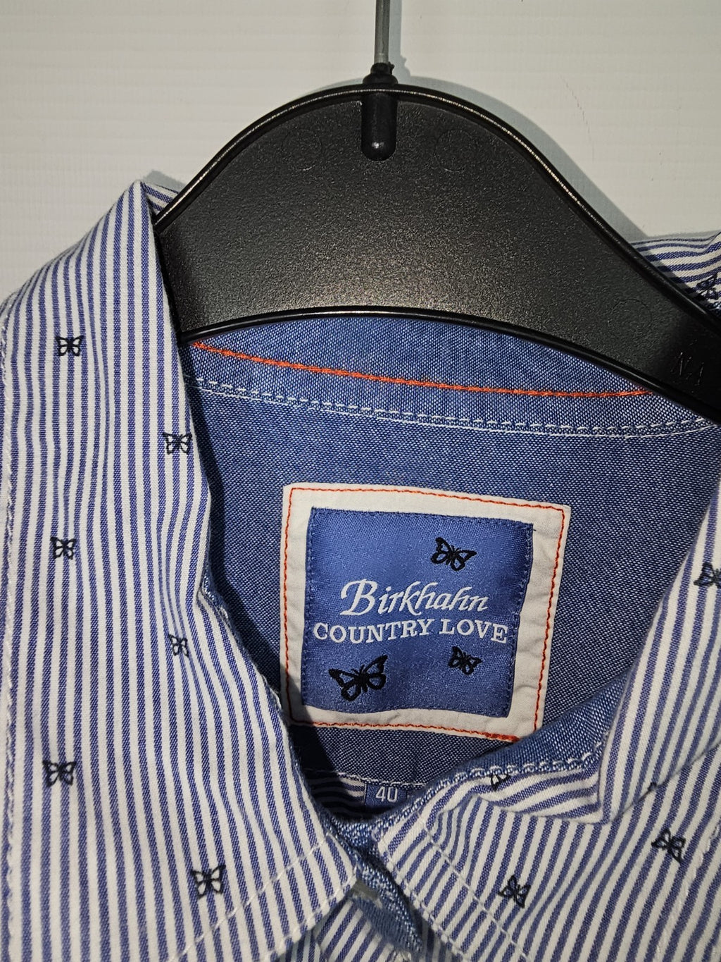 EK8025 Damen Bluse von Birkhahn, Blau, Ge. 404