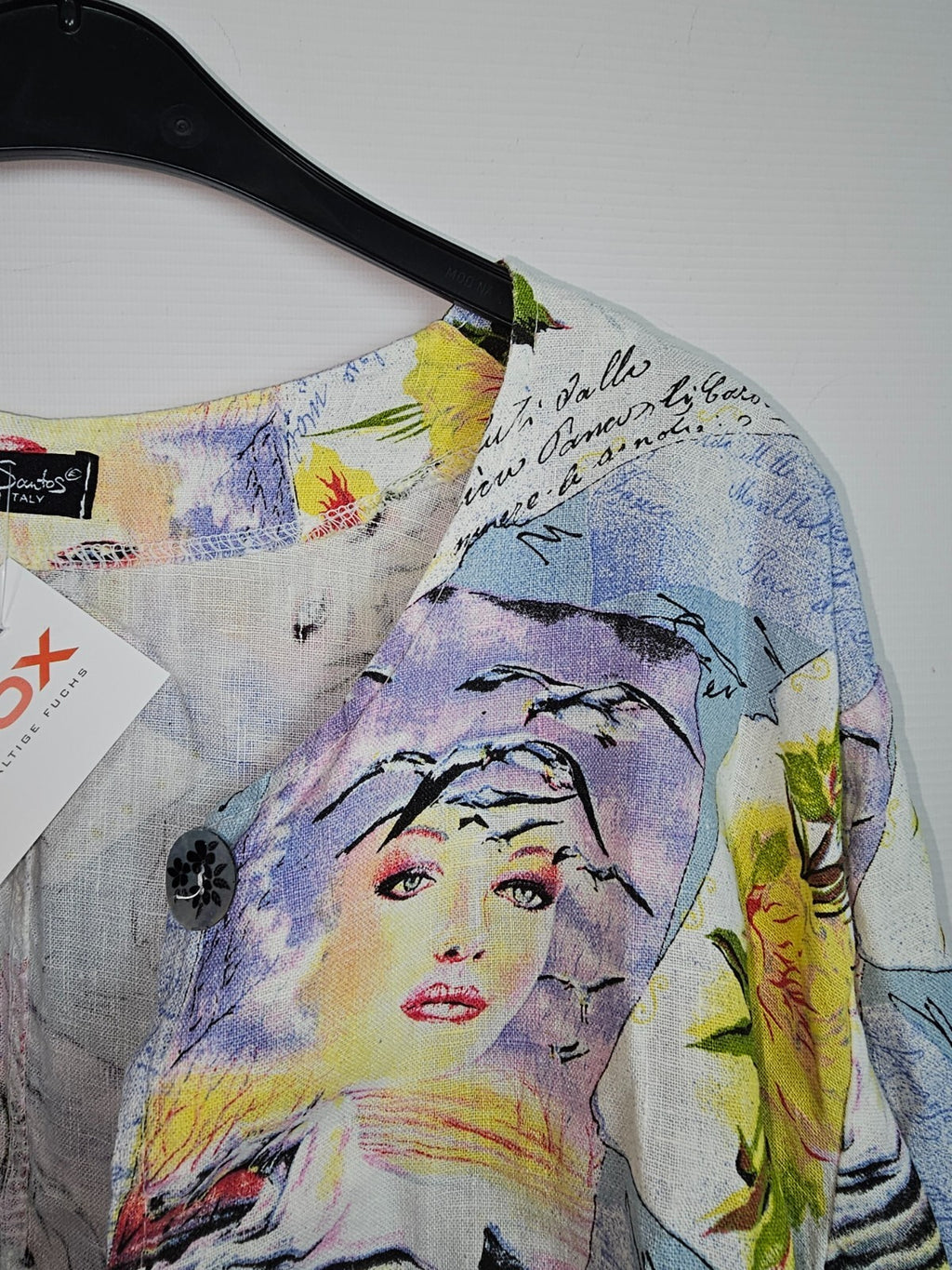 EK2780 Damen Bluse von Sarah Santos, Mehrfarbig, Gr.:M2