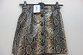 EK2575 Damen Rock von Zara, Schlangenlederoptik, Gr. XS0