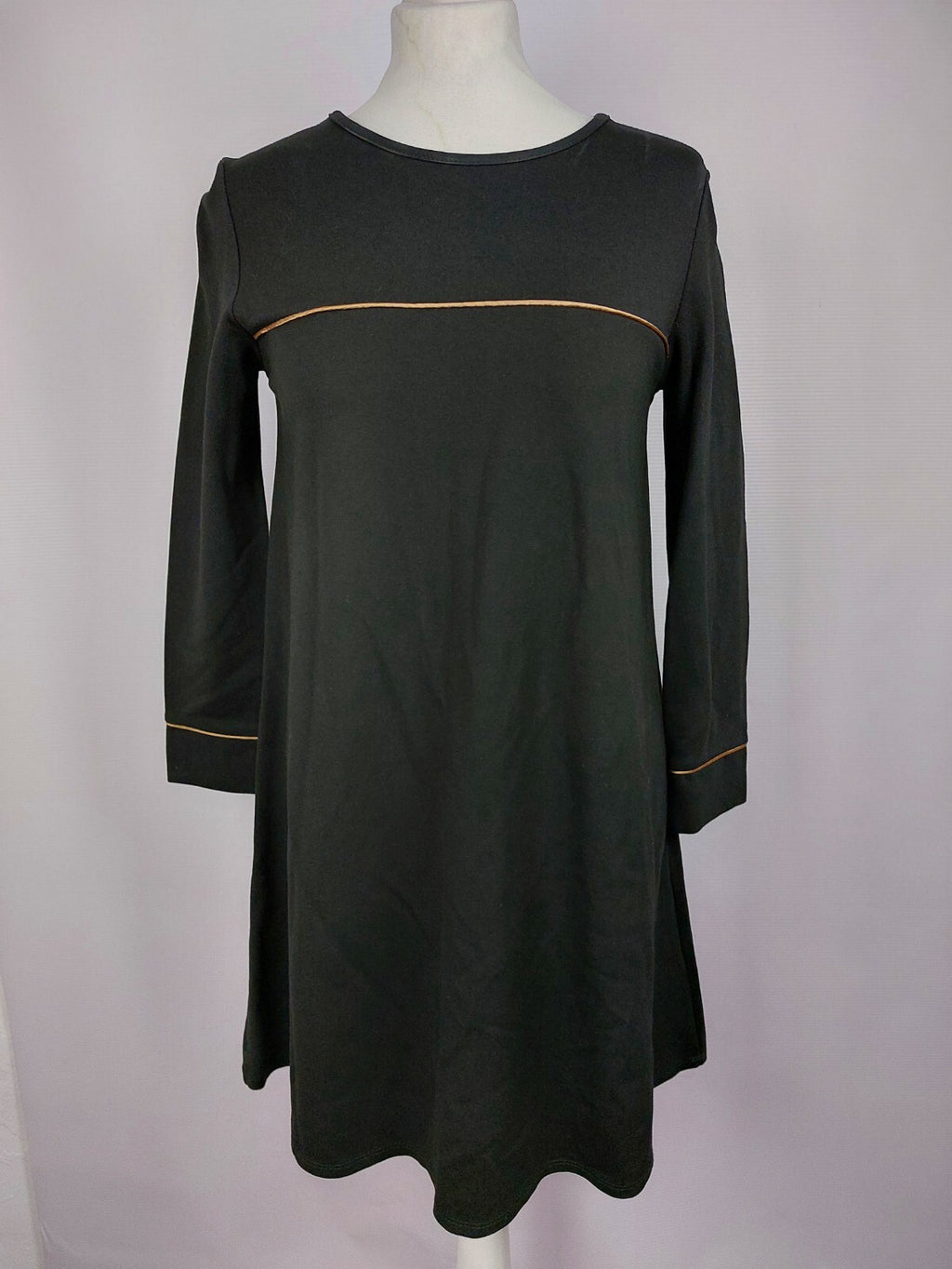 EK4917 Damen Kleid made in Italy, schwarz, Gr. S0