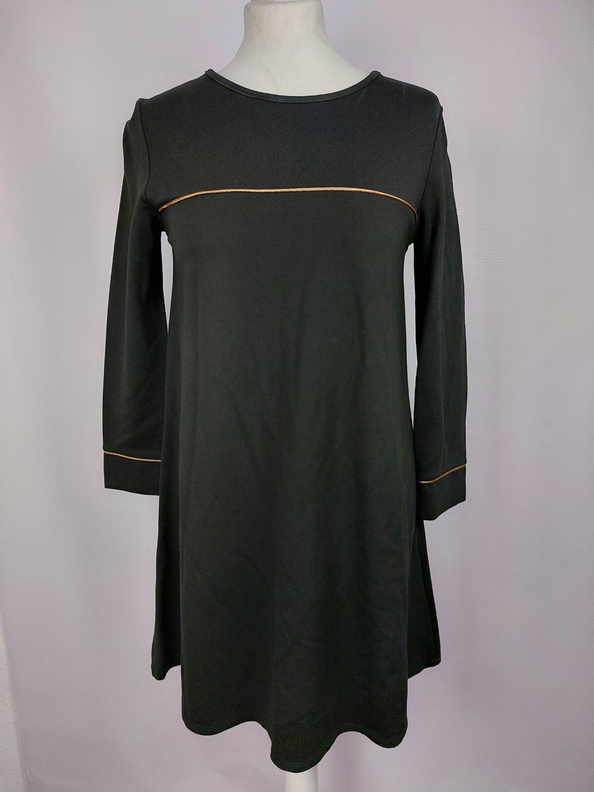 EK4917 Damen Kleid made in Italy, schwarz, Gr. S0